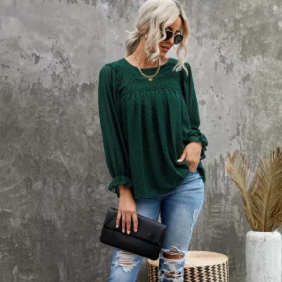 ❤️New Swiss dot lace top - Picture 5 of 8